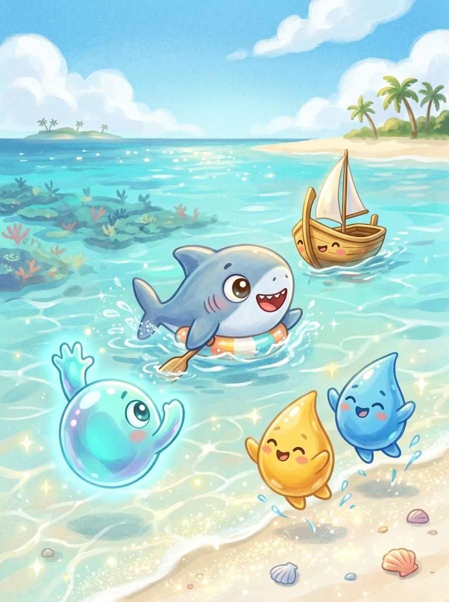 Cover of Miyaru Learns to Swim